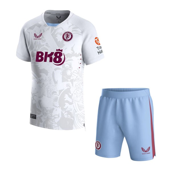 Camiseta Aston Villa 2ª Niño 2023/24